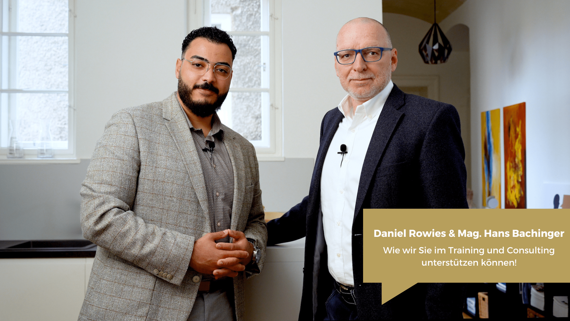 Hans Bachinger und Daniel Rowies -Vertriebs-training und Consulting